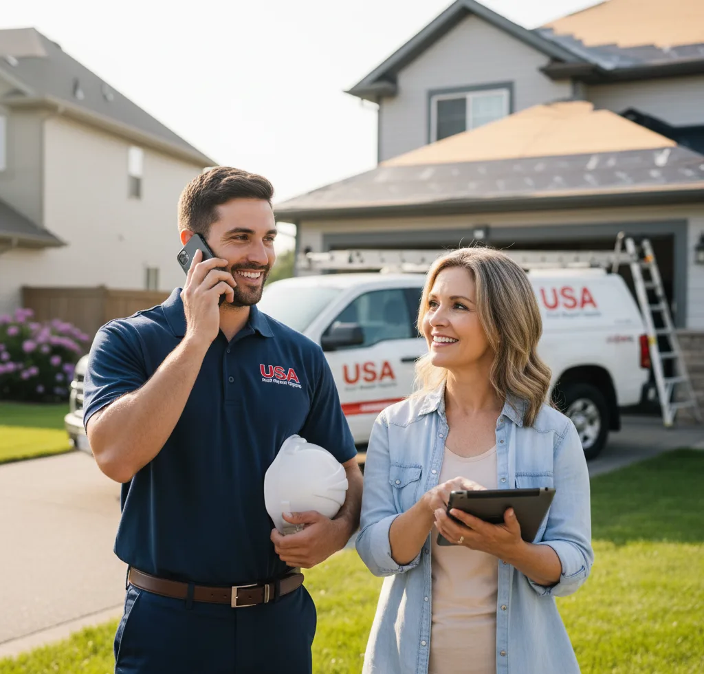 USA Roof Repair Experts customer support in East Bethel